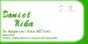 daniel mika business card